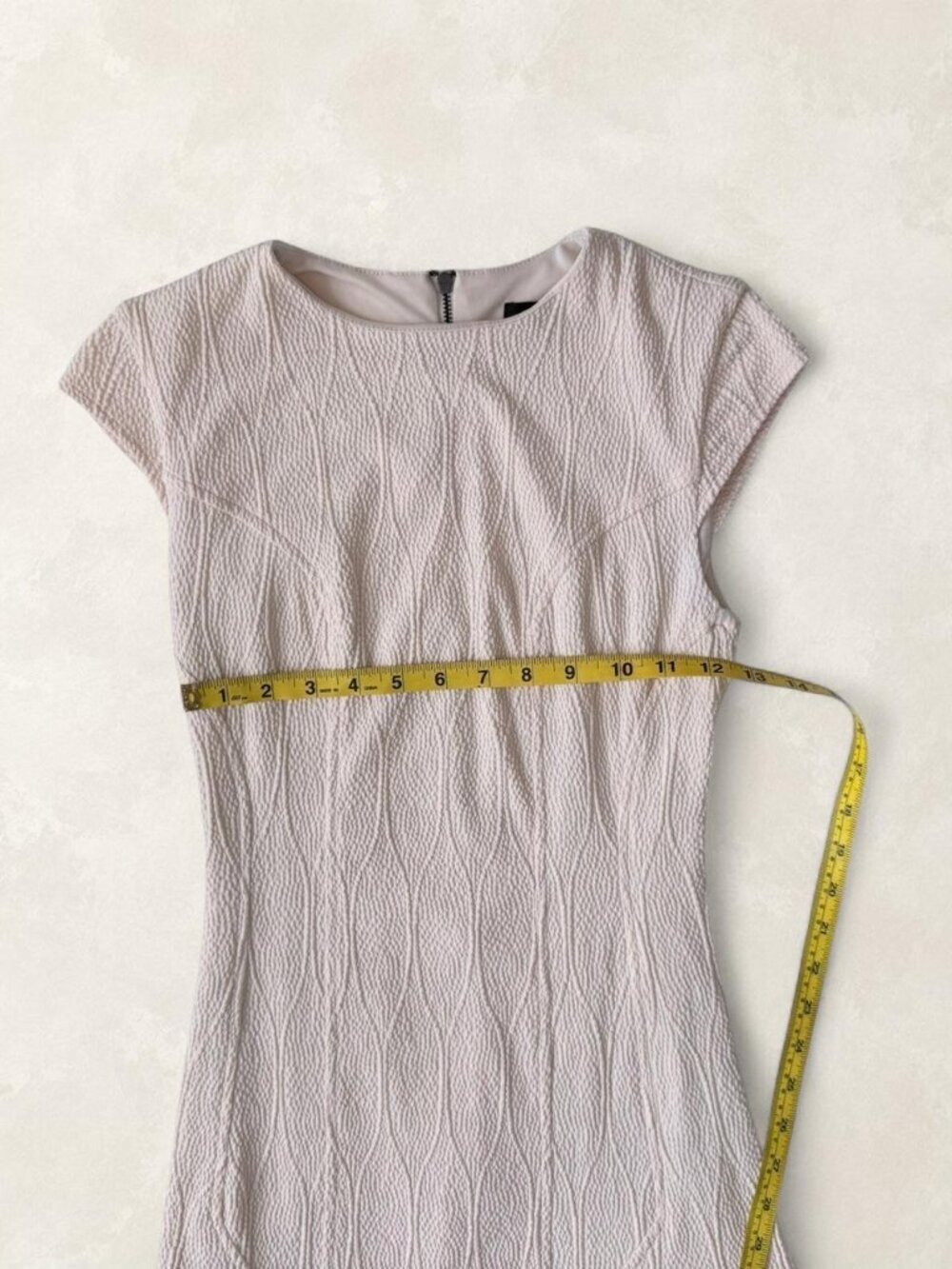Jacquard Ruffled Mini Dress - XS - Picture 7 of 8